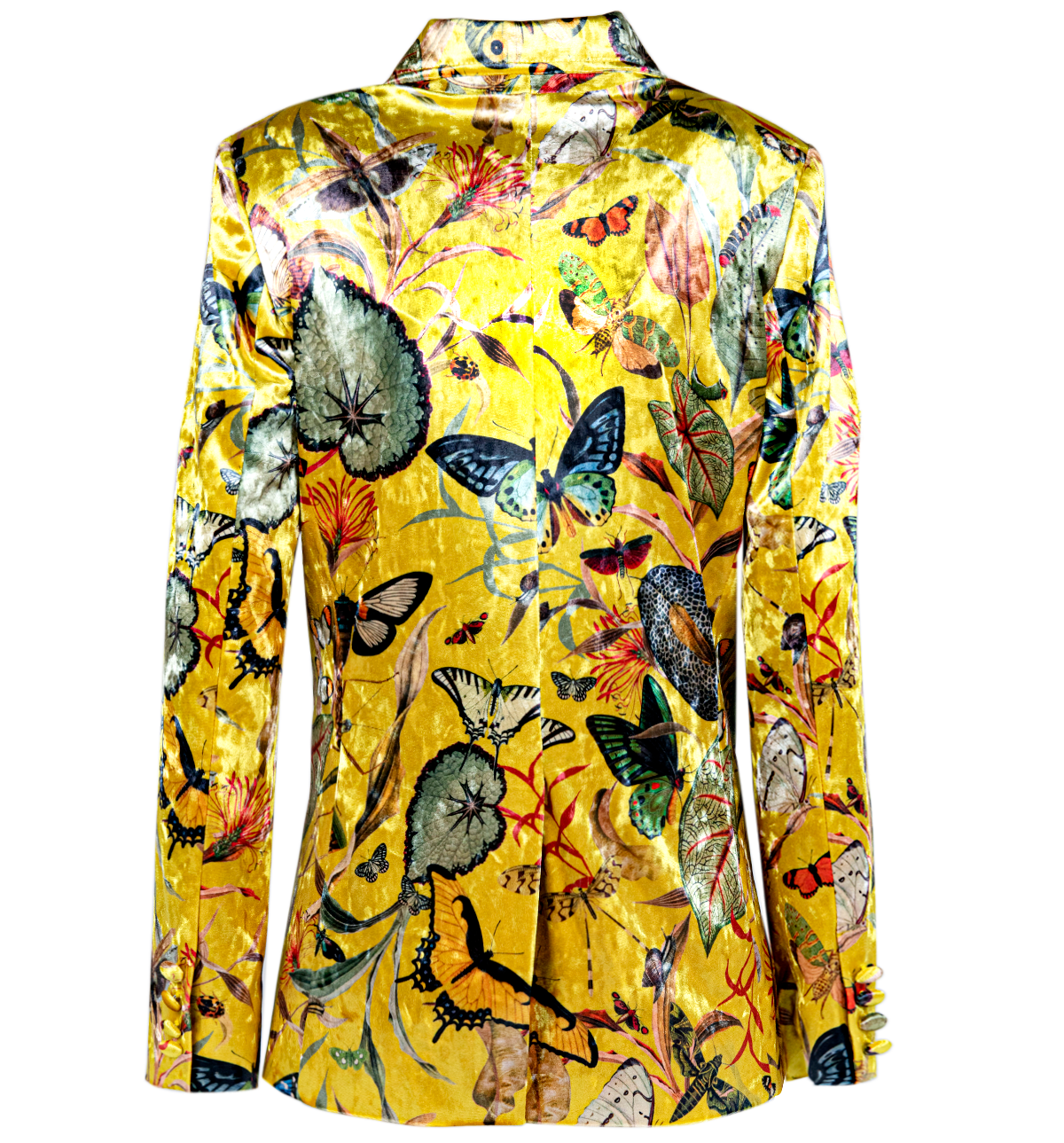 Butterfly Yellow - Blazer Terciopelo