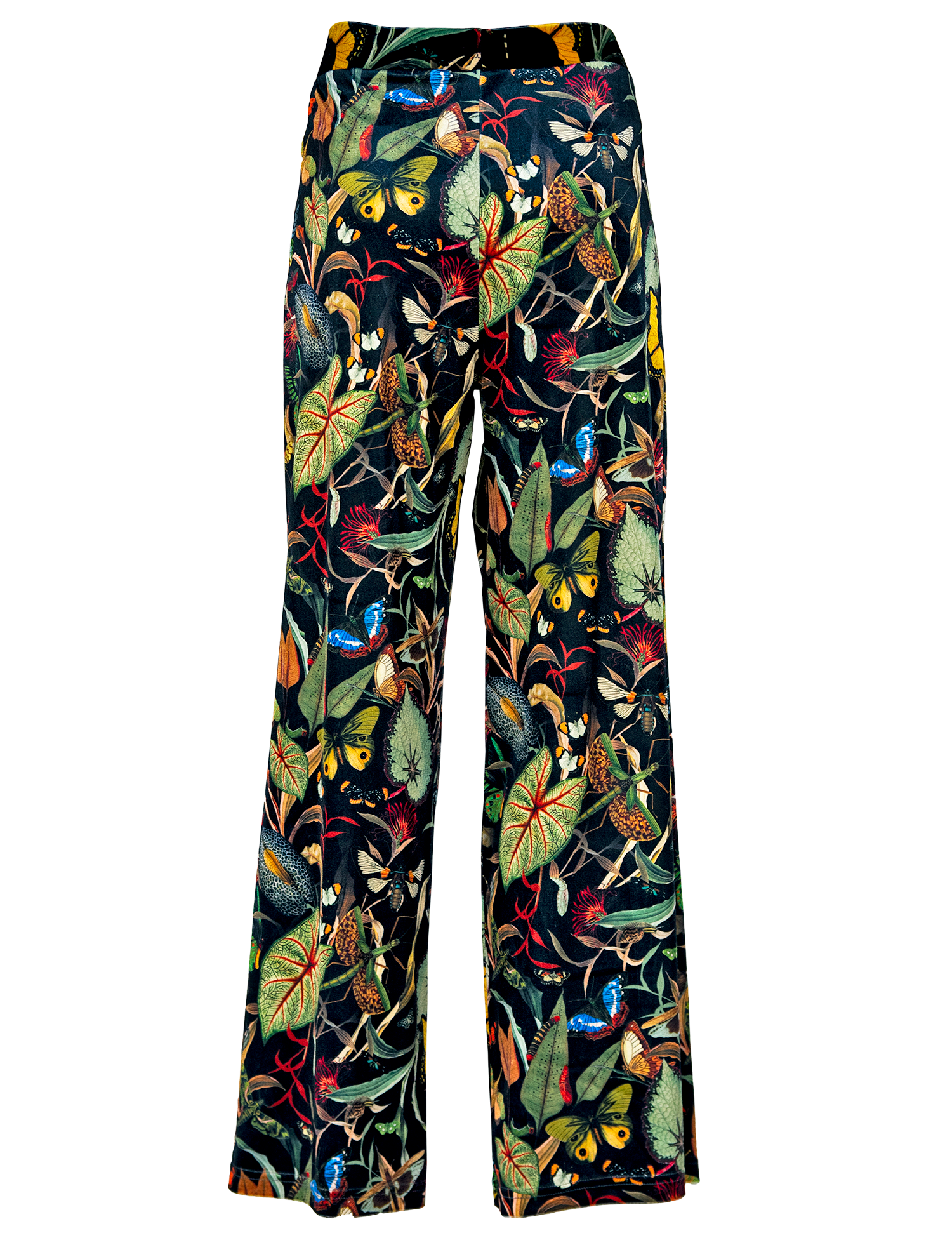 Butterfly Black - Pantalon Terciopelo