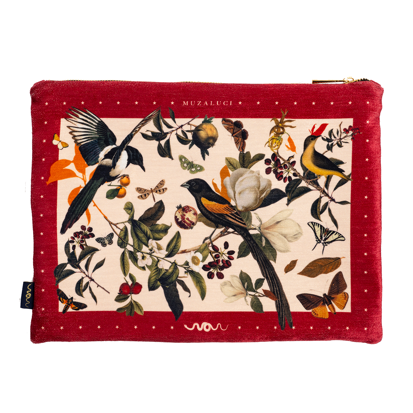 Birds Retro Red - Hand Bag