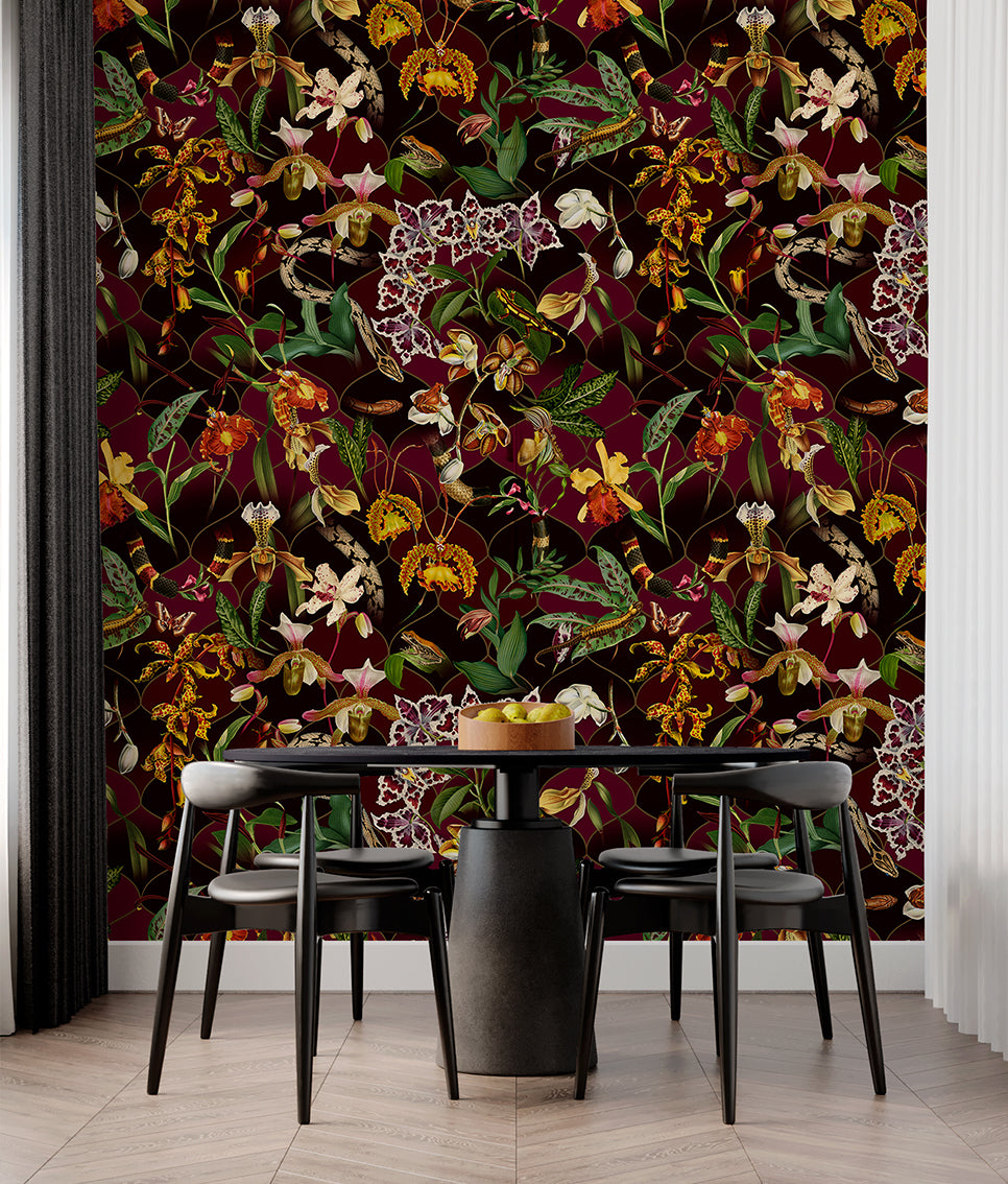 Orquidea Tigre Wall Fabric